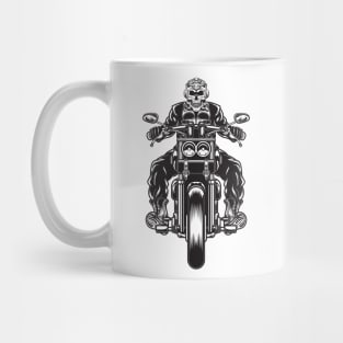 Vintage Skull Rider Mug